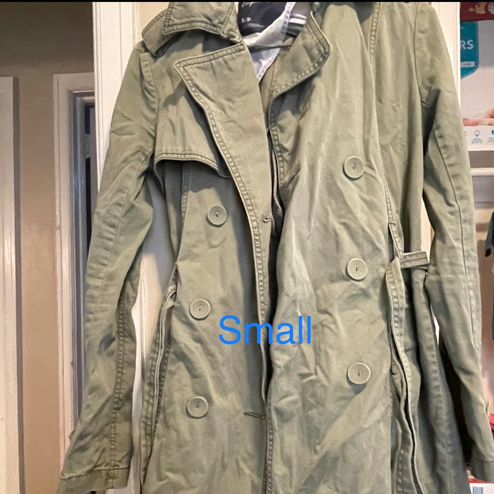 American eagle pea coat olive green size small